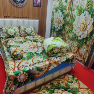 3D বেডশীট -8-পিস কম্বো সেট