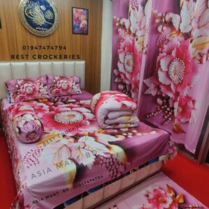 3D বেডশীট -8-পিস কম্বো সেট