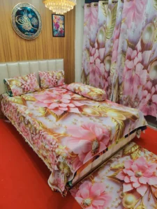 3D বেডশীট -8-পিস কম্বো সেট