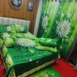 3D বেডশীট -৮-পিস কম্বো সেট