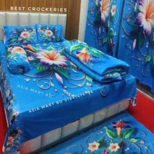 3D বেডশীট -৮-পিস কম্বো সেট